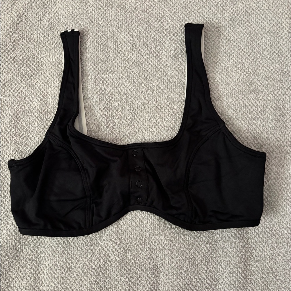 Seafolly Black Bikini Top